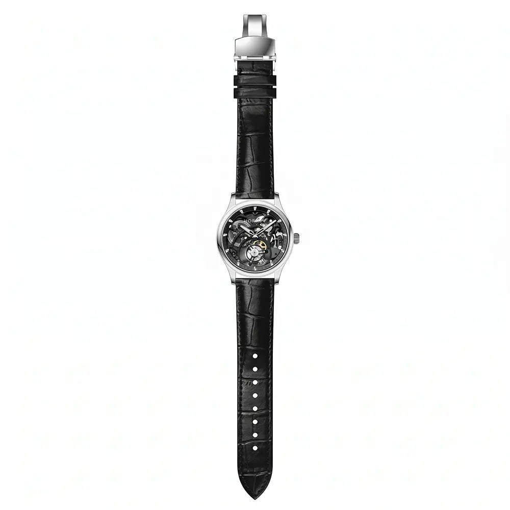 HORAE V Gravitas Openwork-Silver Black