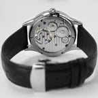 HORAE V Gravitas Green Malachite exhibition caseback and mechanical movement