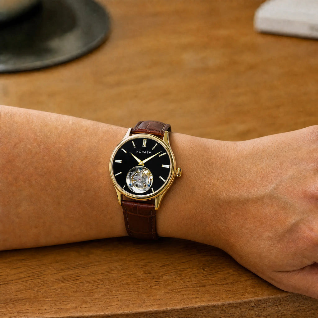 HORAE V Gravitas-Black Onyx Gold