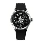 HORAE V Vantage Axial Noir black-dial automatic watch, front view