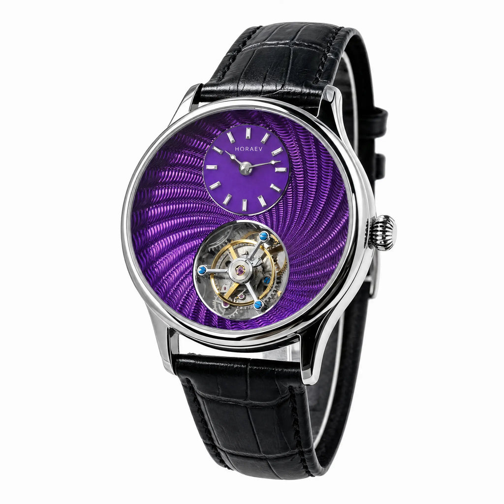 HORAE V Gravitas-Purple Guilloché