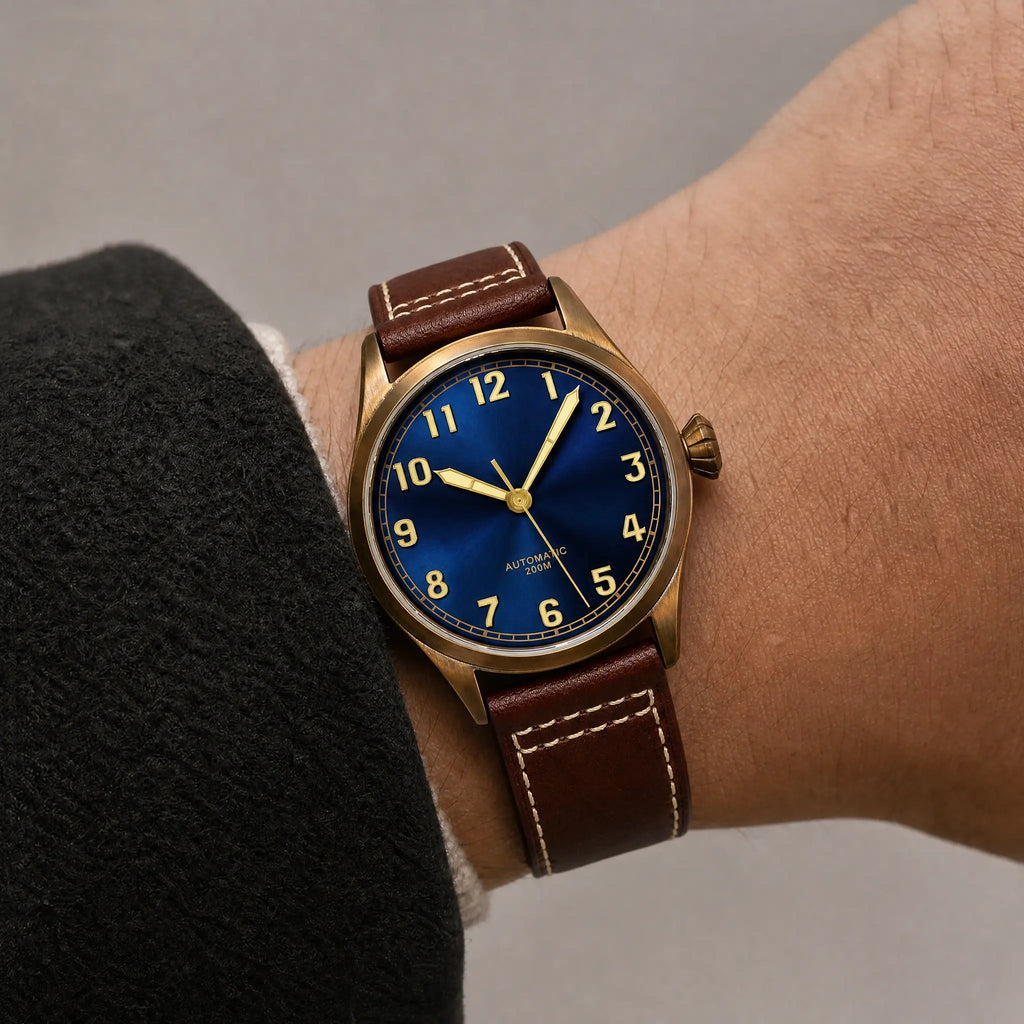 HORAE V Paddock Vesper watch worn on wrist