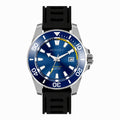 HORAE V Paddock Pelagic blue-dial automatic watch, front view