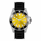 HORAE V Paddock Signal yellow-dial automatic watch, front view