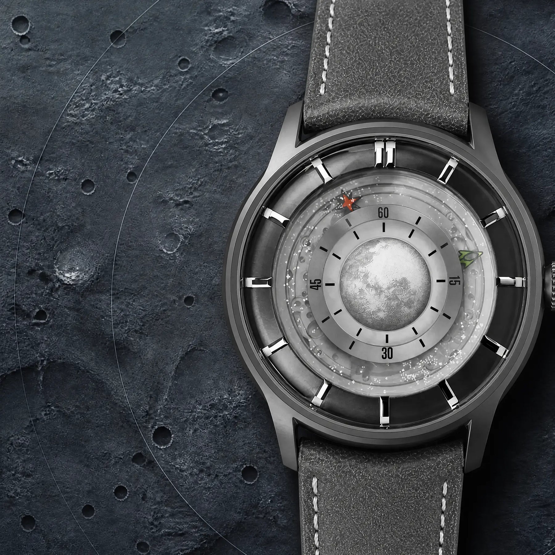 A Moon at the Center