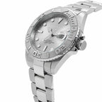 HORAE V Paddock Argent bezel, dial and crown detail