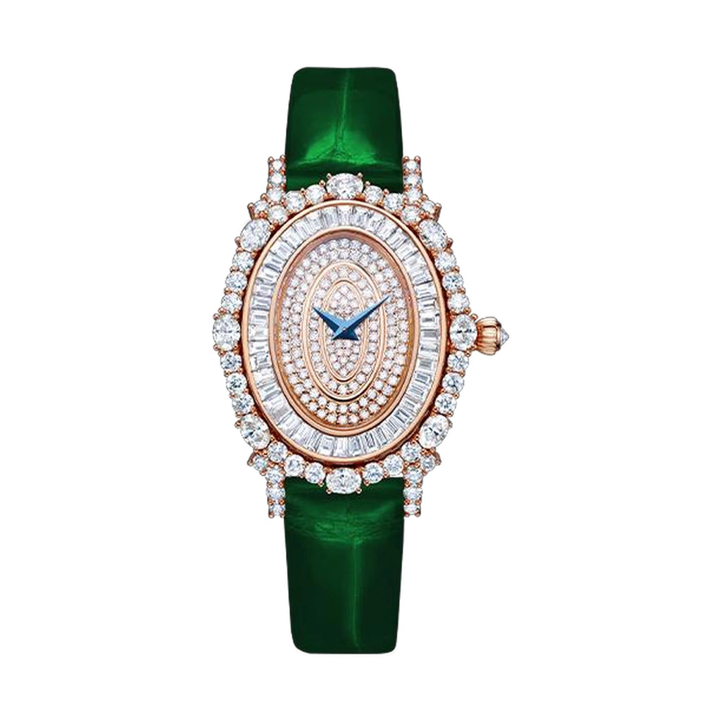 horae-v-tielbo-starlit-reverie-t811l Rose Gold Tone / Green