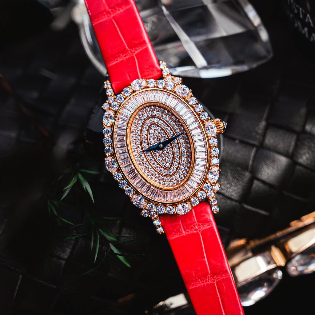 HORAE V x TIELBO Starlit Reverie T811L red strap lifestyle scene