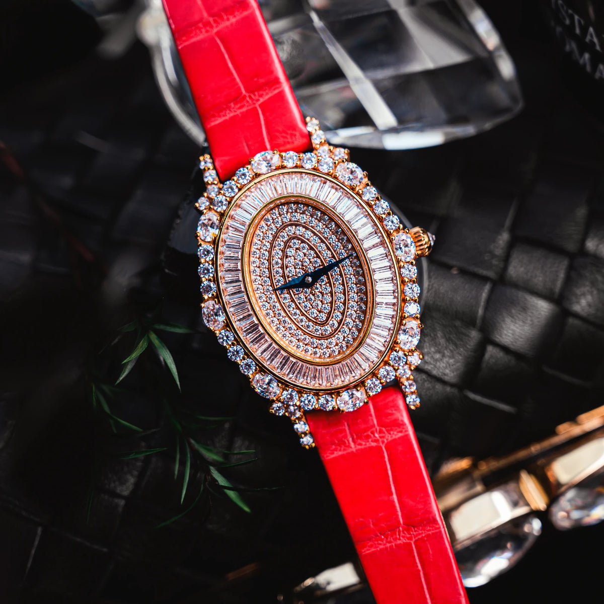 HORAE V x TIELBO Starlit Reverie T811L red strap lifestyle scene