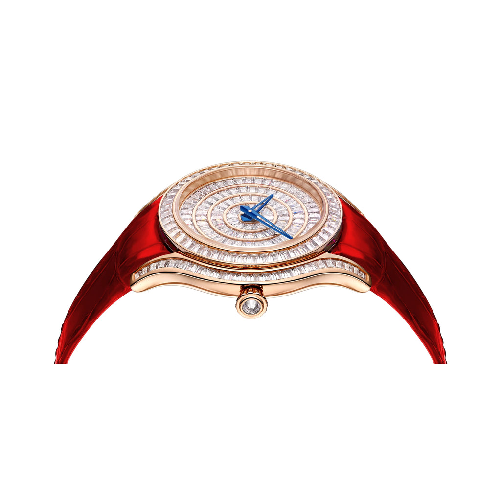 horae-v-tielbo-luminous-cadence-t815l Rose Gold Tone / Red