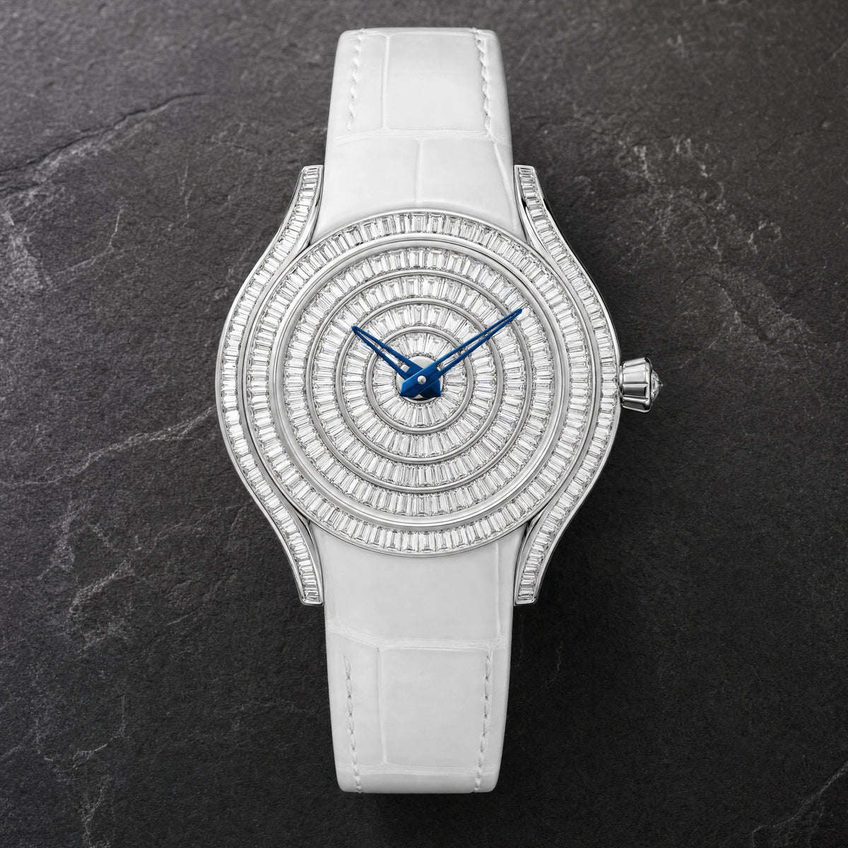 Two Case Finishes Use Carefully Differentiated Crystal Counts