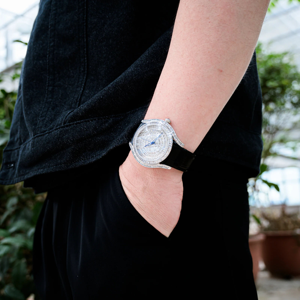 HORAE V x TIELBO Luminous Cadence T815M wrist lifestyle scene