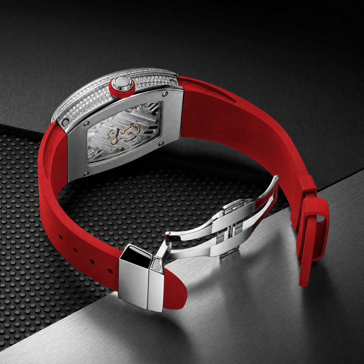 Sapphire on Both Sides Meets Fluororubber and a Secure Folding Clasp