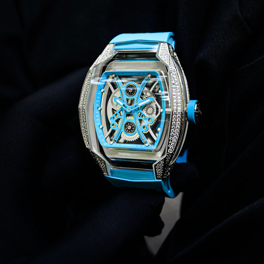 T831M Blue on Dark Fabric; T831M-A-PT-BLU