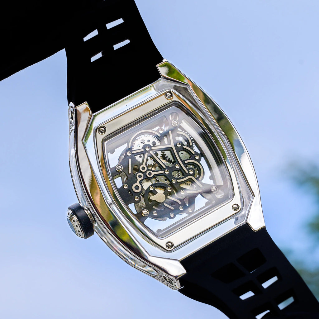 T831M Exhibition Caseback; T831M-B-BK-BLK