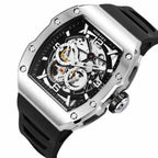 HORAE V Vantage Vector Nocturne skeleton dial and crown detail