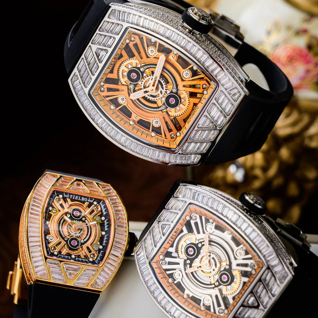 HORAE V x TIELBO Radiant Tempest T827 series three-watch display