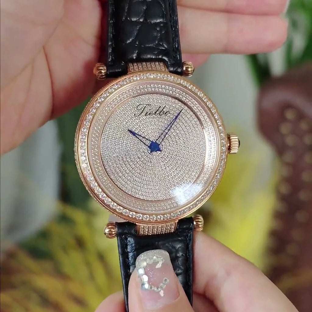 HORAE V x TIELBO Stellar Array T128M rose gold watch in a faceless lifestyle detail