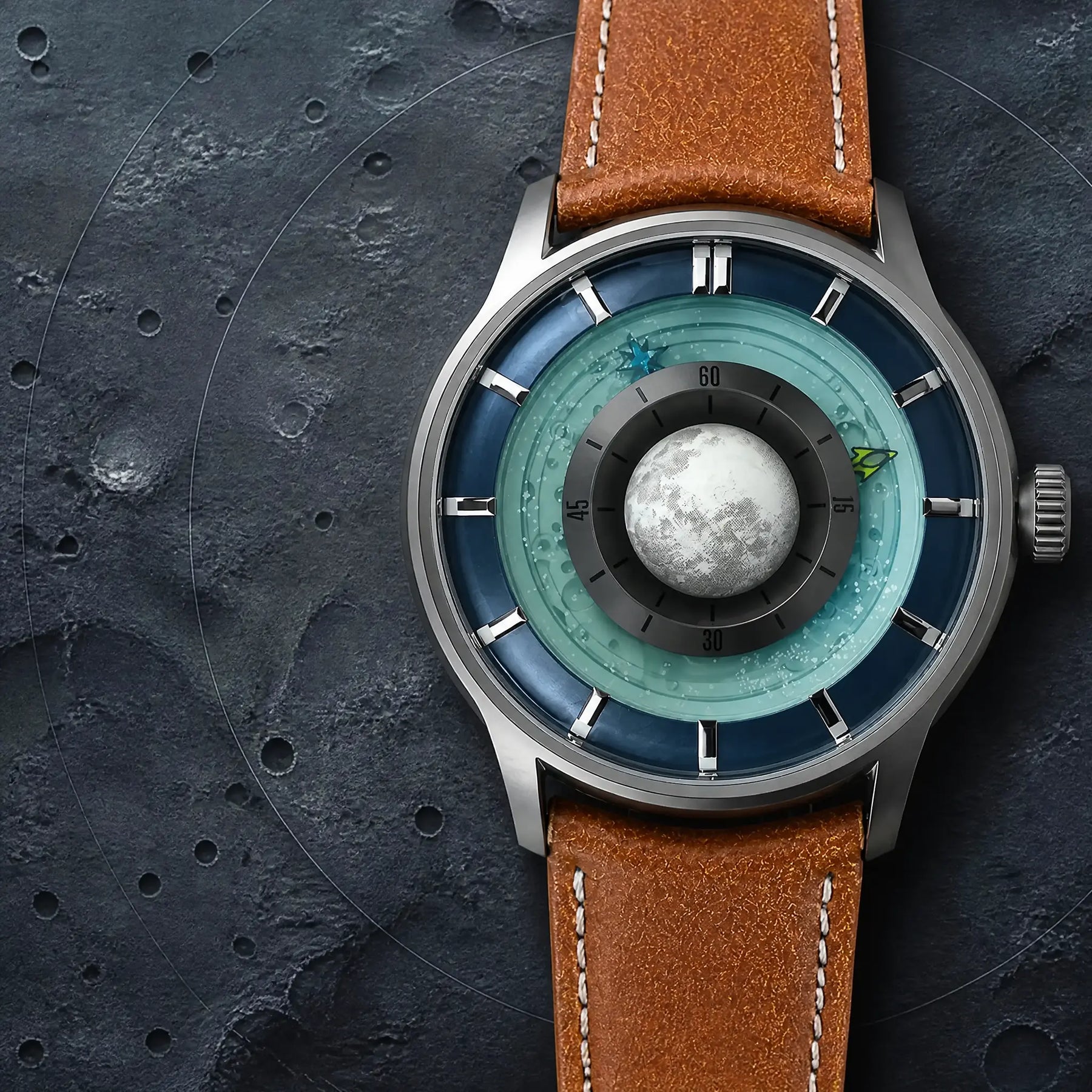 A Moon at the Center