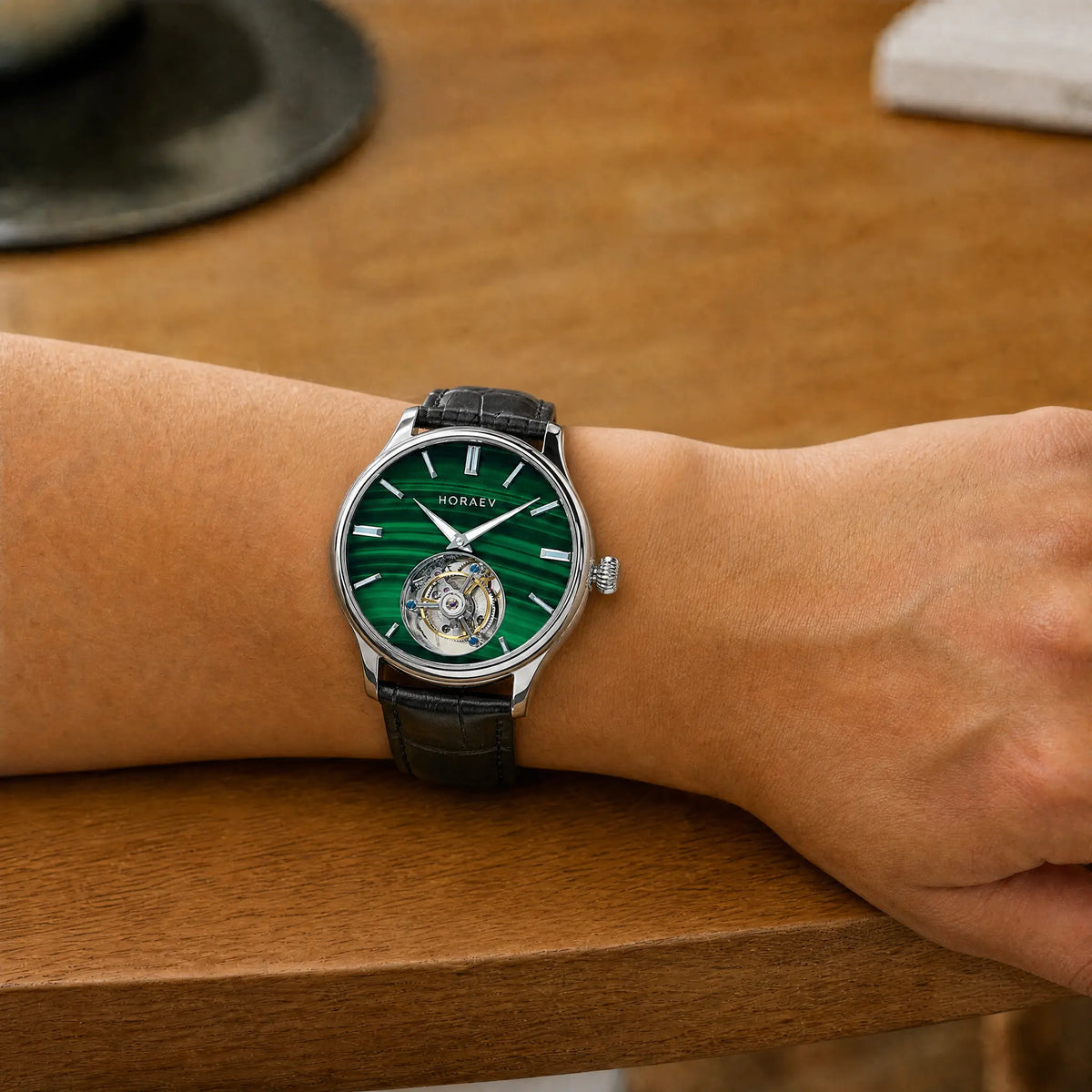 HORAE V Gravitas-Green Malachite