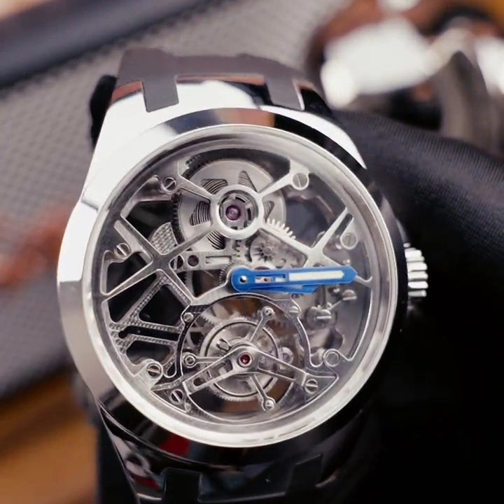 Openwork Hand-Wound Tourbillon