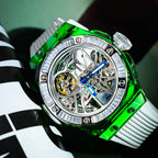 T712 green and white detail scene