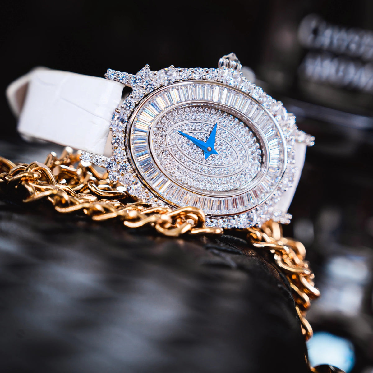A Constellation of 233 Crystal Elements Brings the Entire Dial to Life