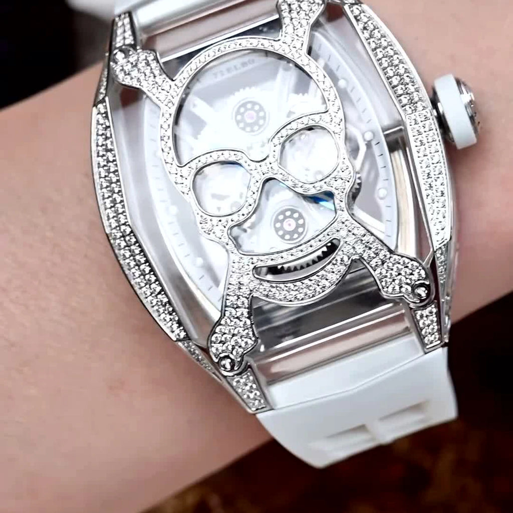 T828M white strap wrist scene