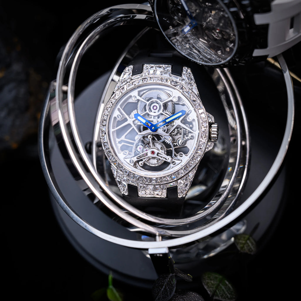 T850M crystal set tourbillon lifestyle scene 3