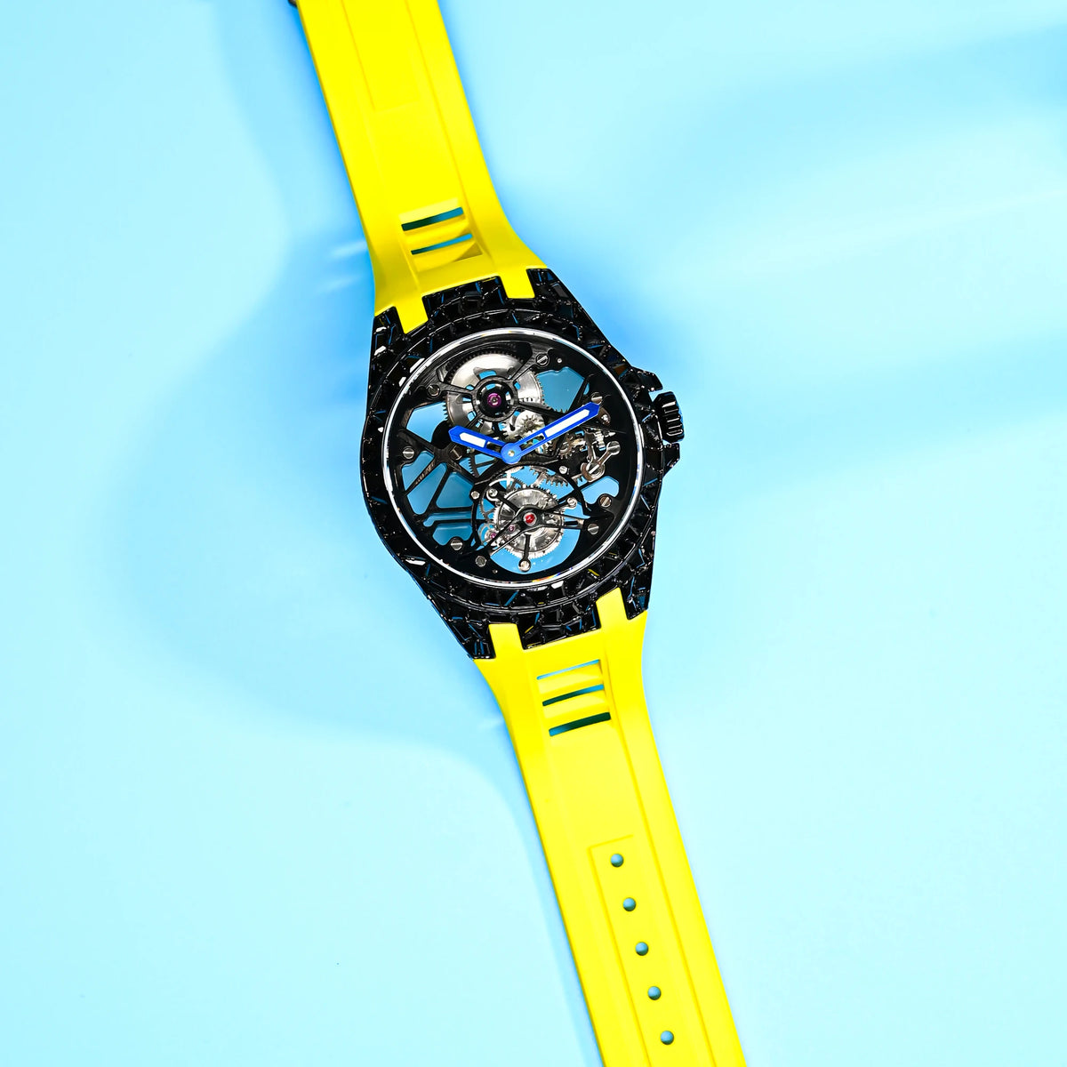T850M crystal set tourbillon lifestyle scene 4