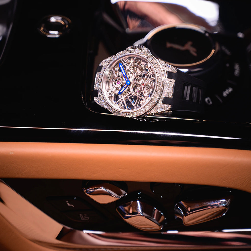 T850M crystal set tourbillon lifestyle scene 6